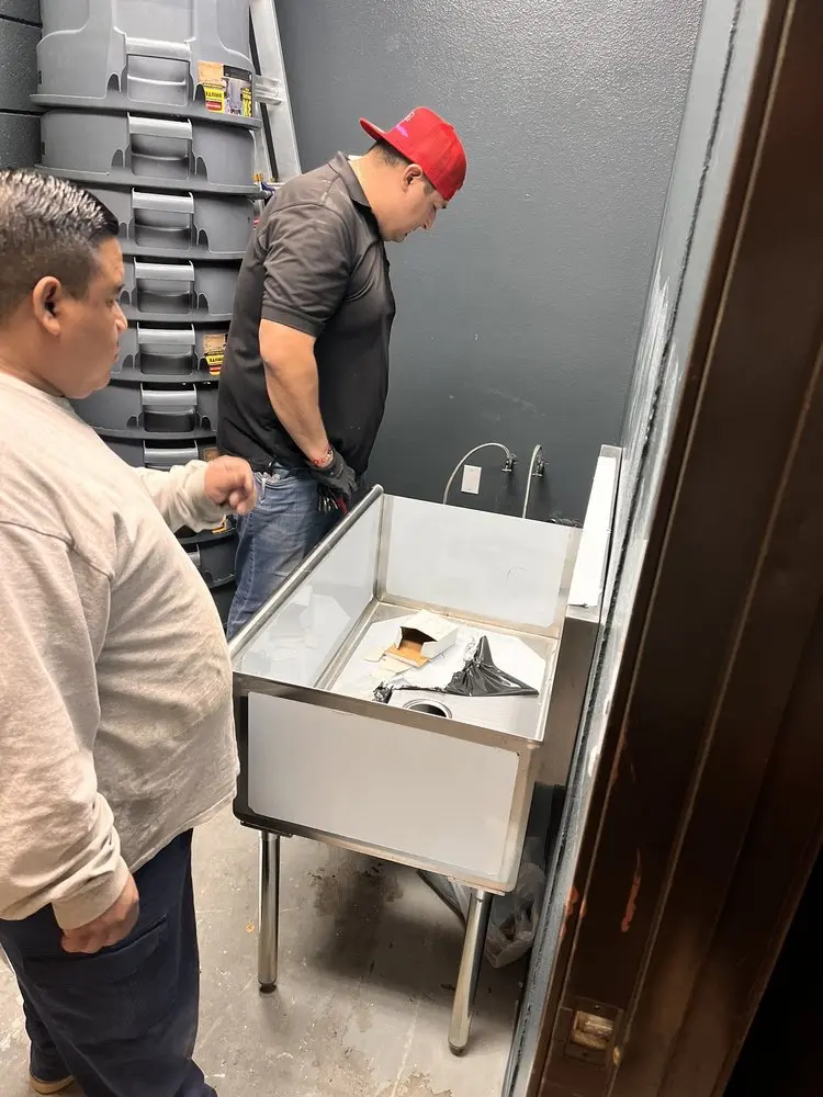 Commercial plumbing and sink installation in Eagle Heights